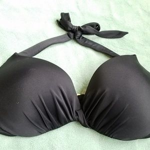 Black Victoria's Secret push up bikini top 34D